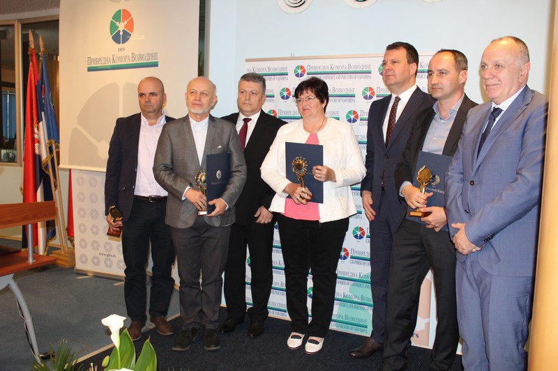 The Chamber of Commerce and Industry of Vojvodina awarded the Annual Prize to business people for the year 2017