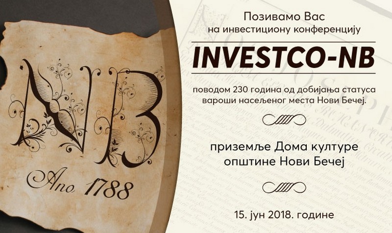 Позив привредницима на Инвестициону конференцију у Новом Бечеју