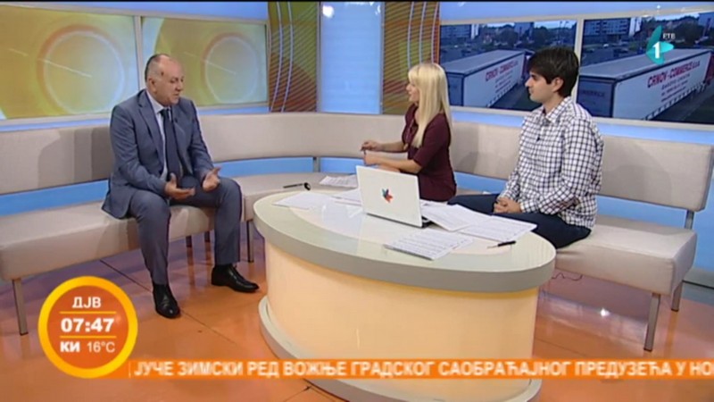 Привредна комора Војводине гост Јутарњег програма Радио телевизије Војводине