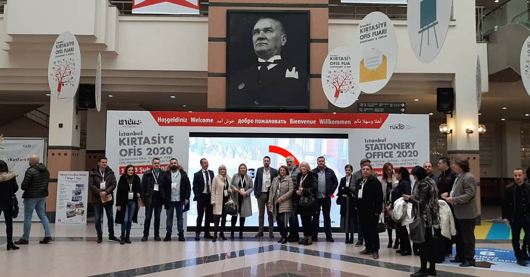 Привредници на Интернационалном сајму канцеларијског материјала и књижара у Истанбулу