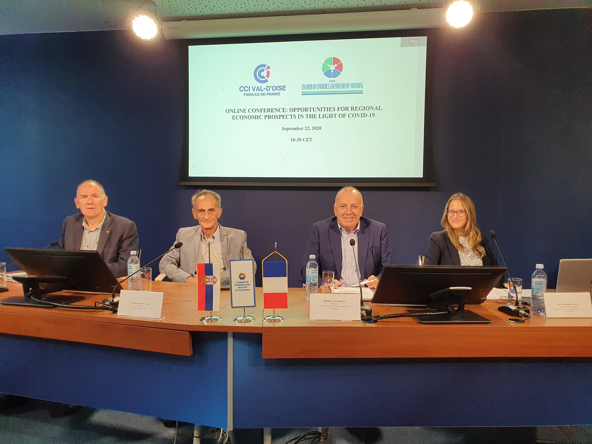 Онлајн сусрет представника Привредне коморе Војводине   са партнерима из Привредне коморе Вал Доаза