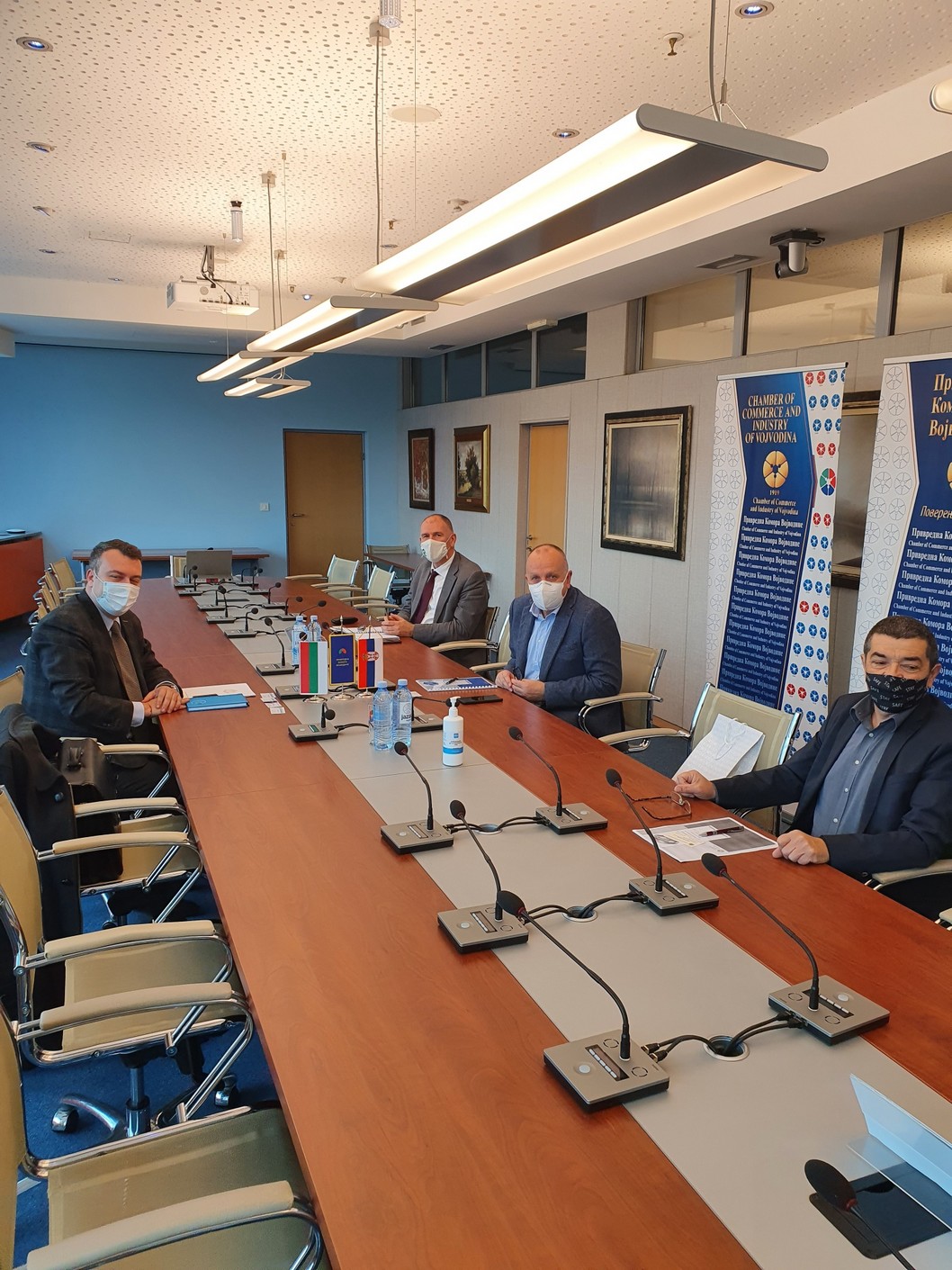 Александар Ангелов, Руководилац службе за трговинско-економске односе  амбасаде Републике Бугарске у Републици Србији  у посети Привредној комори Војводине