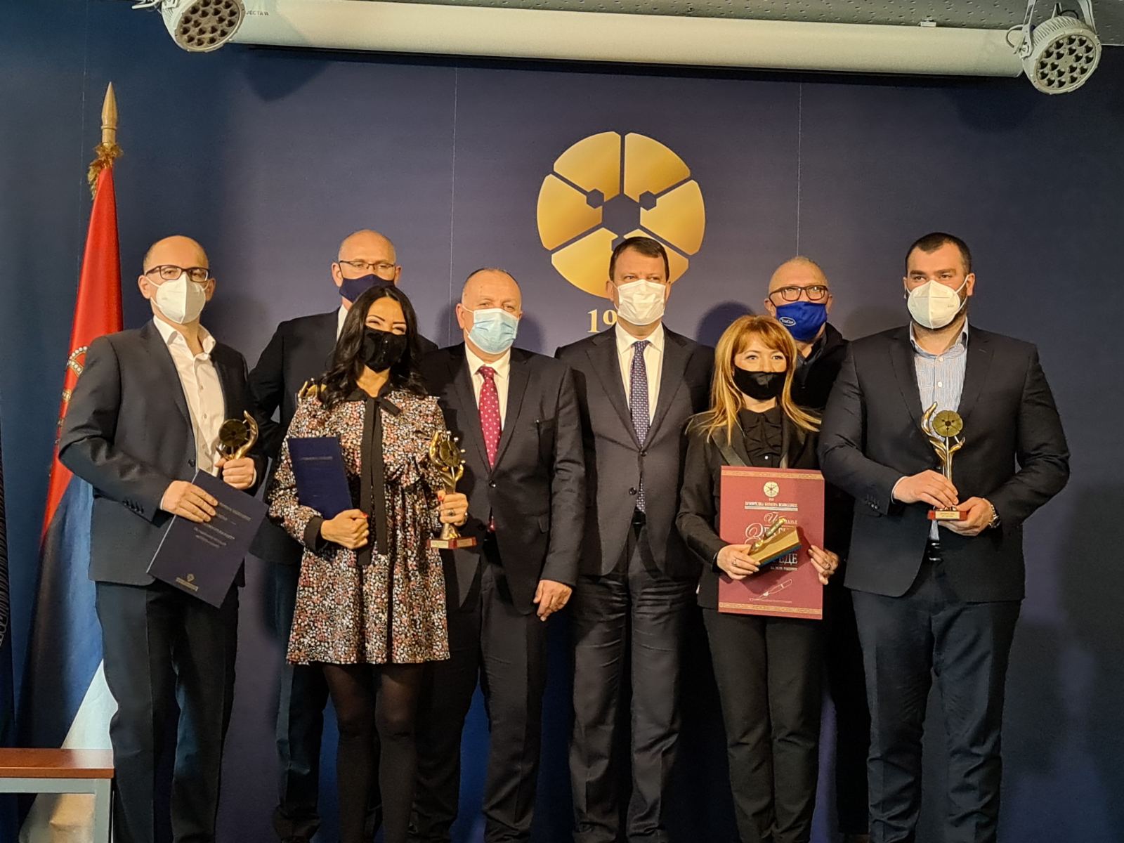 У Привредној комори Војводине свечано је обележена 102. годишњица и додељене су годишње награде за значајна привредна остварења у 2020. години
